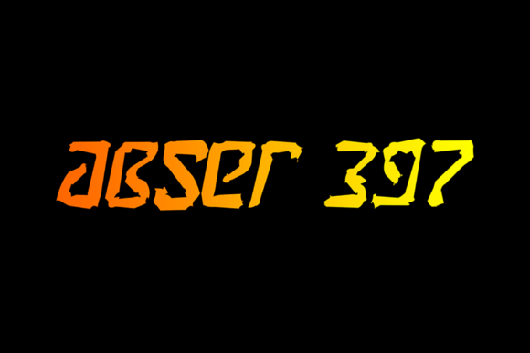 Abser - 397: A Whimsical Font for Bold Campaigns
