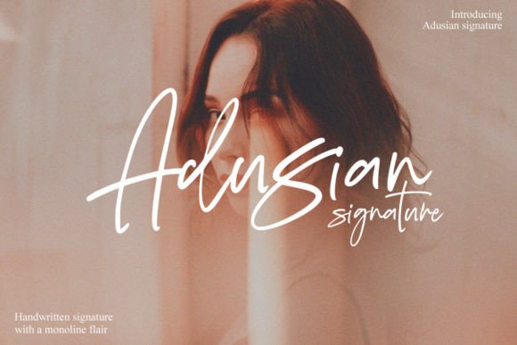 Adusian Signature: A Font for Polished Branding