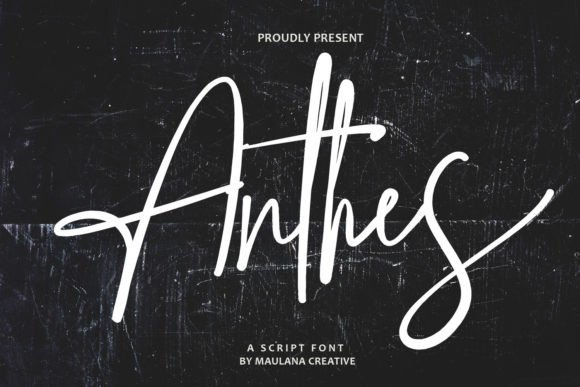 Anthes: A Script Font for Real Projects