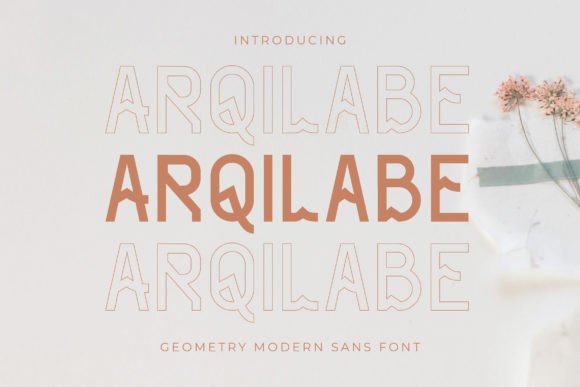 Arqilabe: A Font for Creative Campaigns