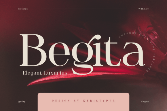 Begita: A Magical Serif Font