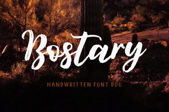 Bostary: A Classy Handwritten Font for Business