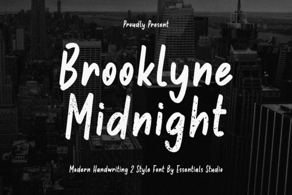 Brooklyne Midnight Font