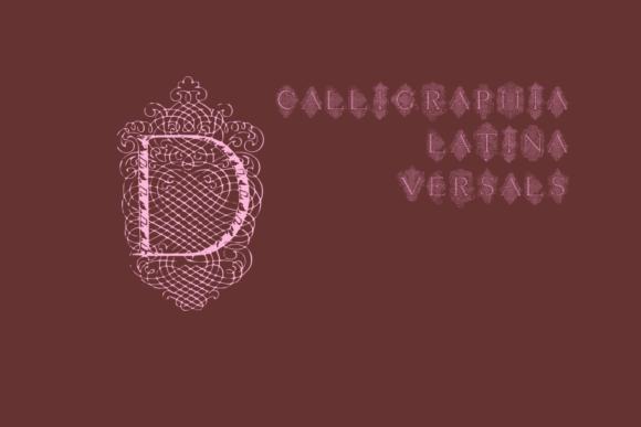 Calligraphia Latina Versals Font