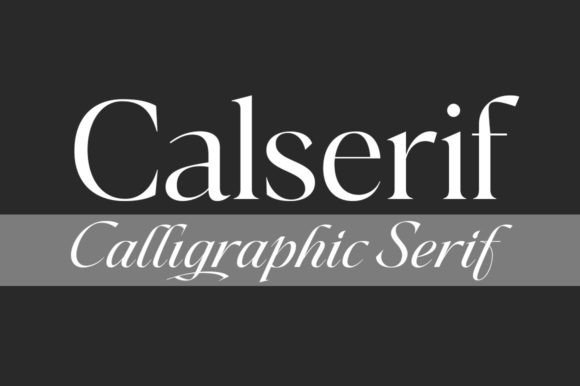 Calserif: A Serif Font for Web Design