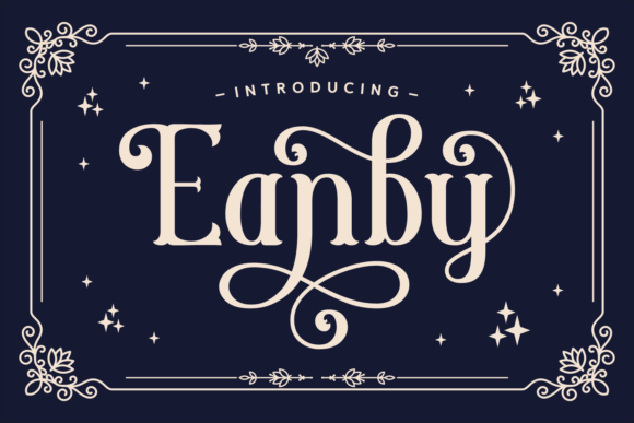 Eanby: A Magical Script Font