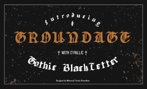 Groundage: A Bold Font for Business Branding