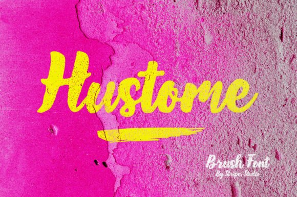 Hustome: A Stylish Handwritten Font