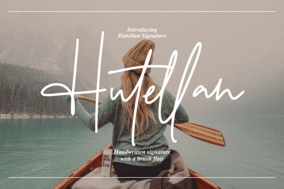 Hutellan: A Handwritten Font for Creative Projects