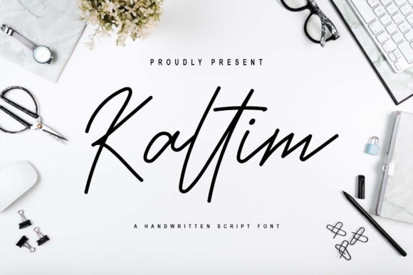 Kaltim: A Stylish Handwritten Font for Web Design