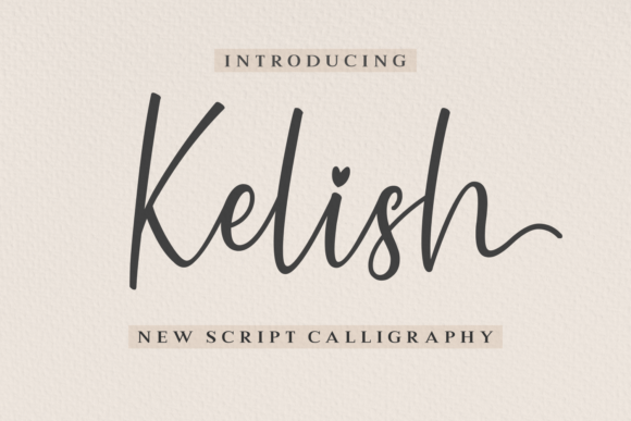 Kelish: A Handwritten Font for Elegant Design