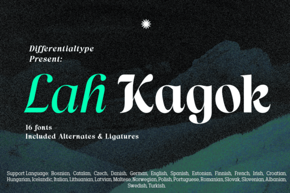 Lah Kagok: A Serif Font for Elegant Web Design