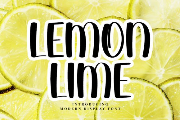 Lemon Lime: A Handwritten Font for Elegant Design