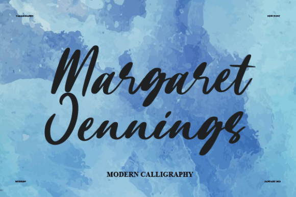Margaret Jennings Font Review