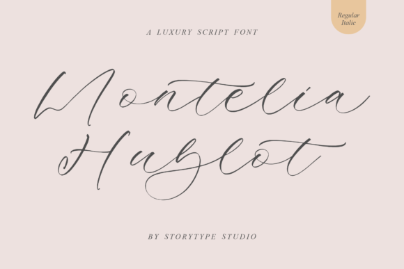 Montelia Hublot: A Classy Handwritten Font