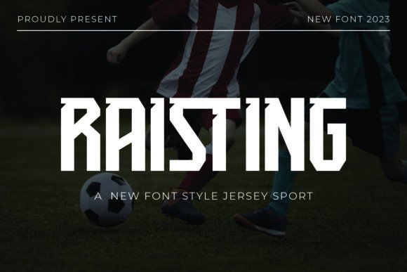 Raisting: A Calligraphy Font for Creative Branding