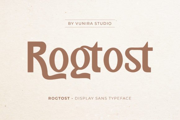 Rogtost: A Beautiful Sans Serif Font