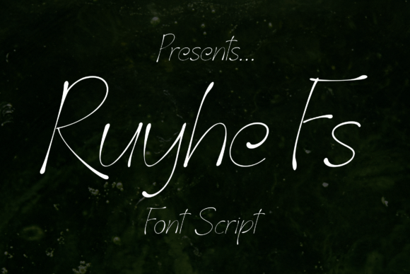 Ruyhe Fs: A Romantic Typeface for Elegant Design
