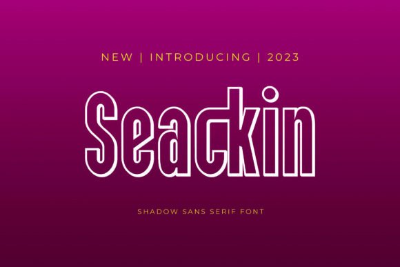 Seackin: A Stylish Sans Serif for Creative Projects