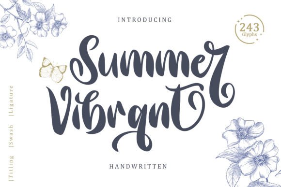 Summer Vibrant Font Review