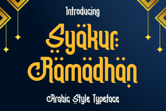 Syakur Ramadhan Font for Creative Makers