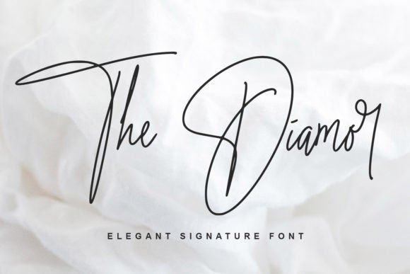 The Diamor Font: Elegant Script for Editorial Design