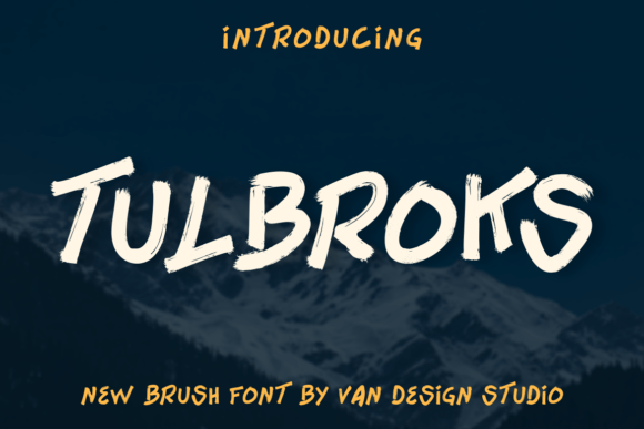 Tulbroks: A Stylish Script Font for Crafters